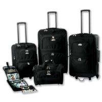 bob mackie 3 piece luggage set